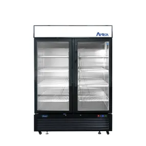 Atosa 55" Merchandiser Refrigerator with 2 Glass Doors