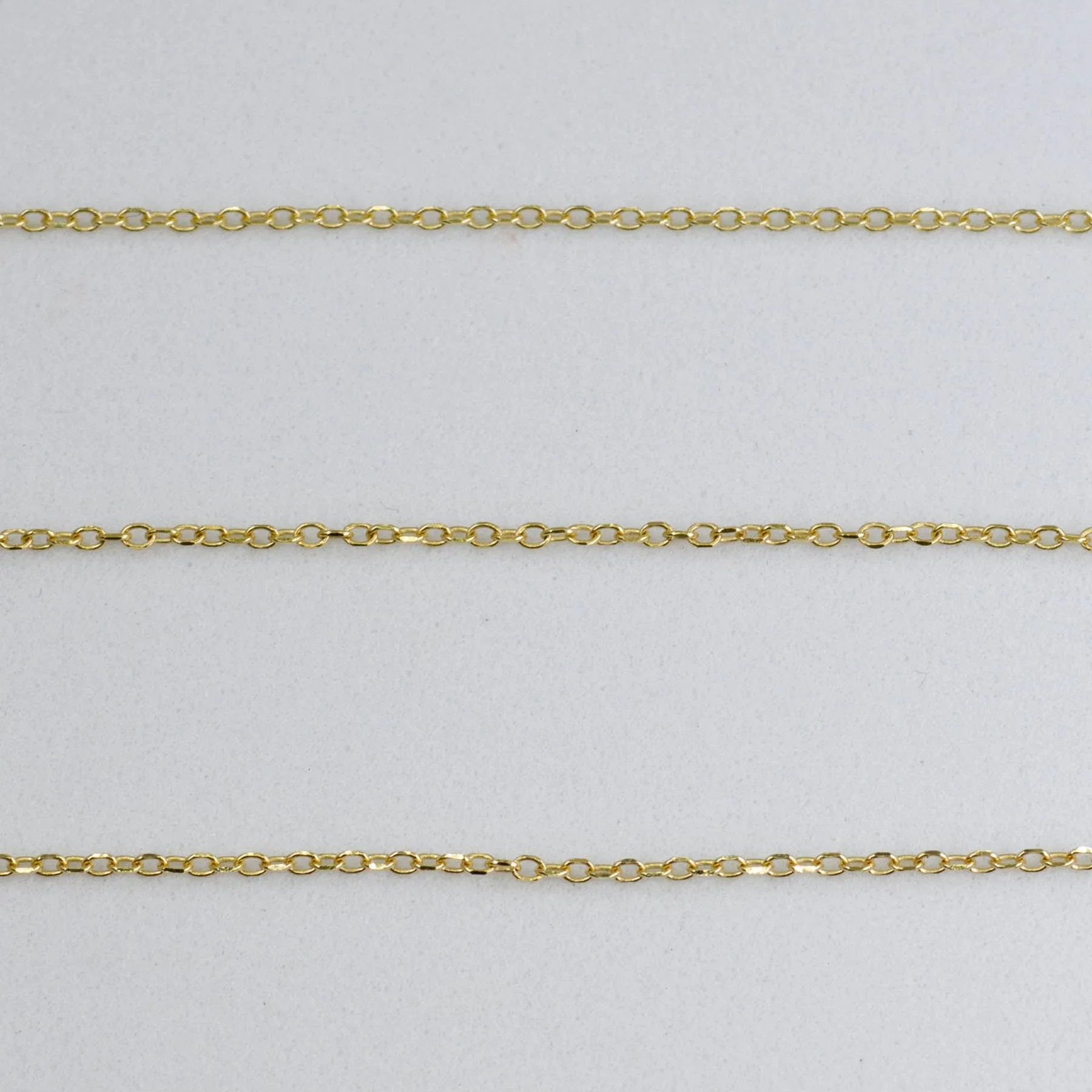 '100 Ways' Adjustable Yellow Gold Chain |