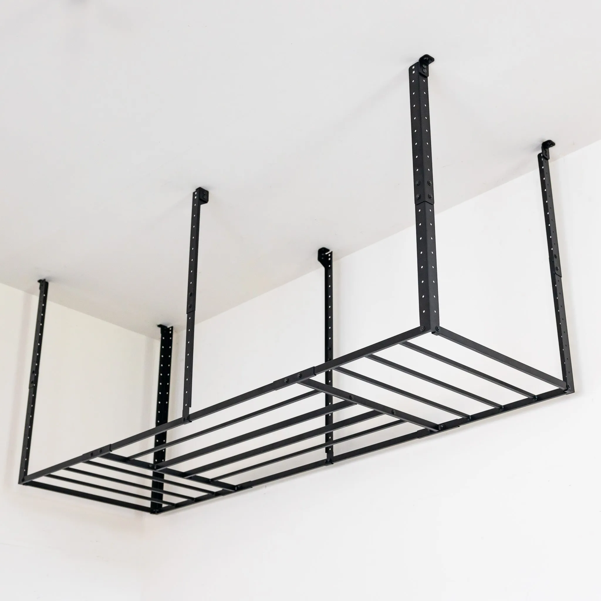 3' x 8' Faber Overhead Garage Shelving | Holds 700 lbs