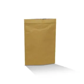 50pk Coffee Pouch Brown Kraft 250g (160x245x45mm)