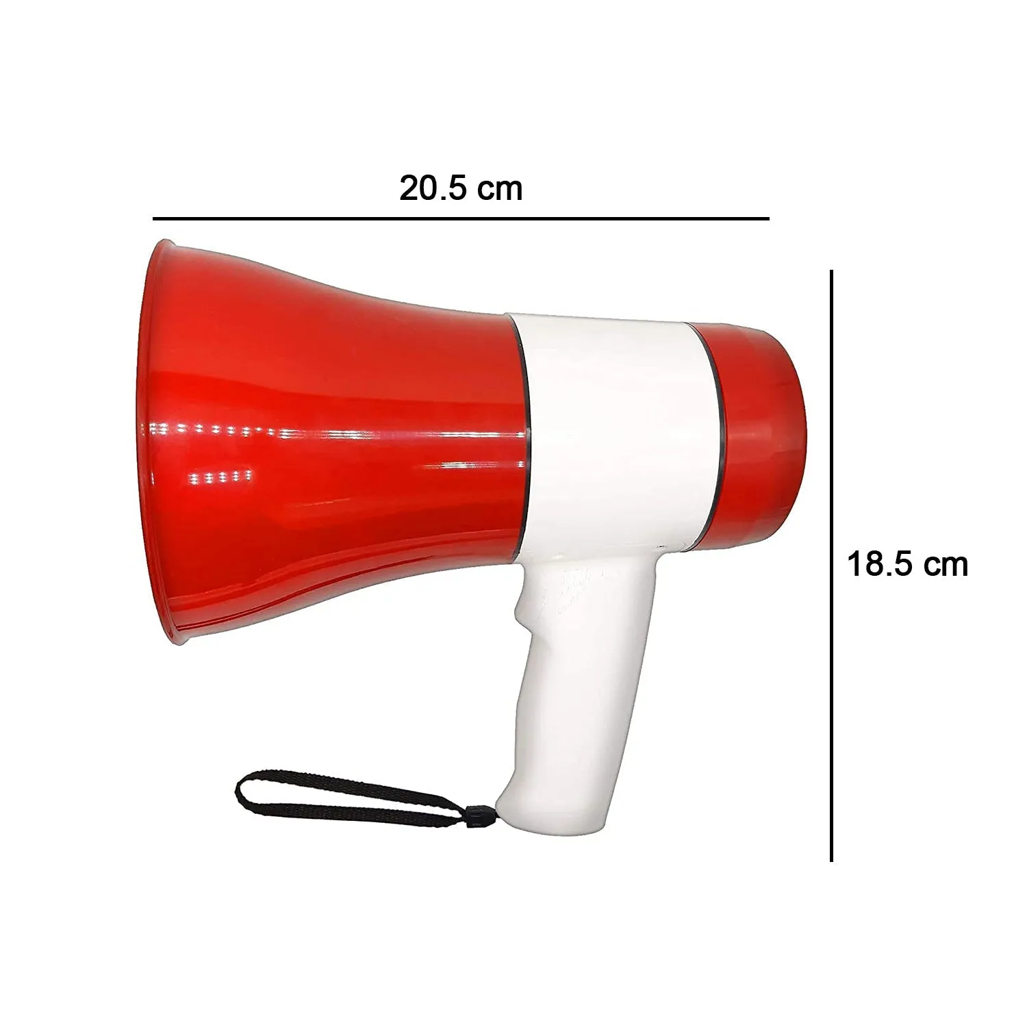 6421 Megaphone Bluetooth 75 Watts Handheld Dynamic Megaphone Outdoor, Indoor PA System Talk / Record / Play / Music / Siren with dog ic