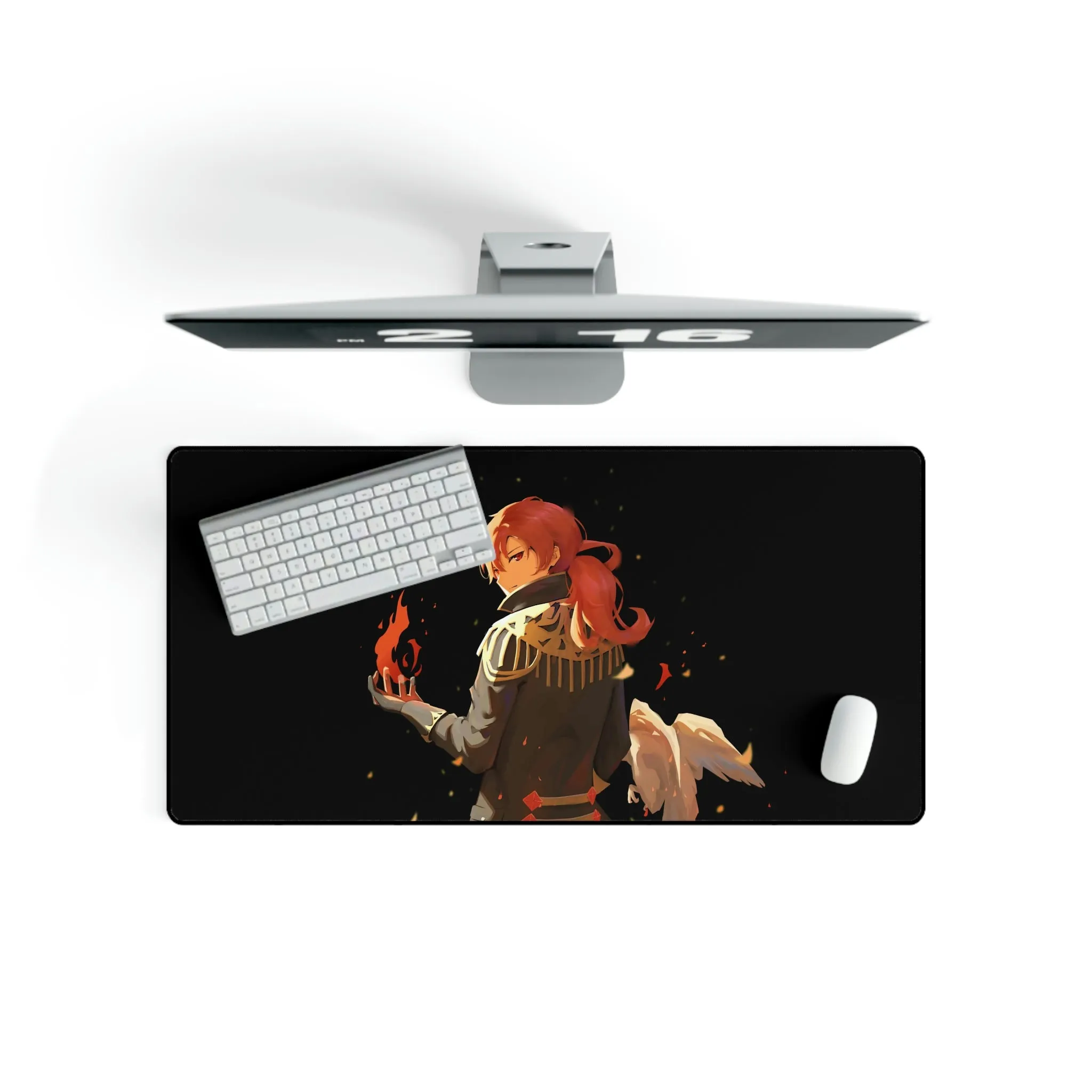 #8.1623, Genshin Impact, Diluc, Mouse Pad (Desk Mat)