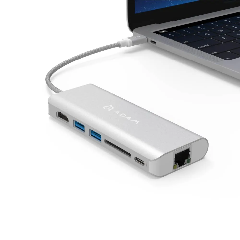 Adam Elements USB-C 3.1 - 6 port Hub - Silver