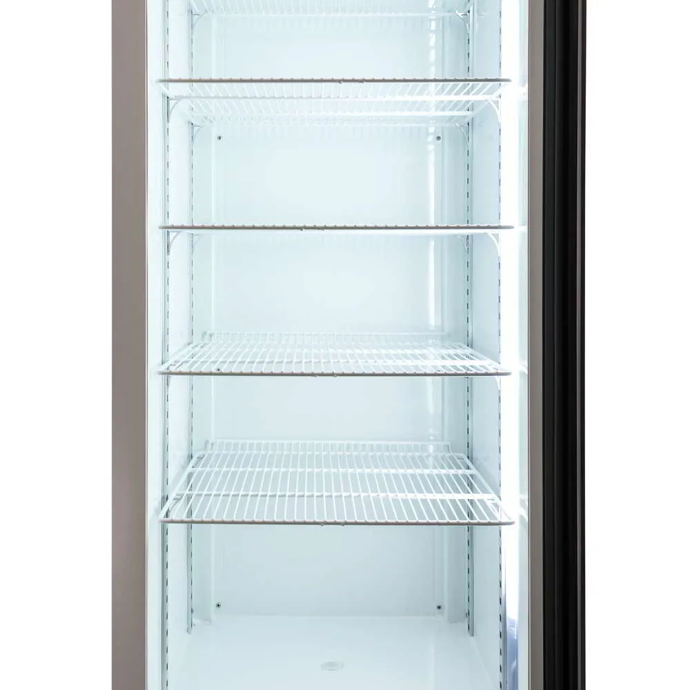 AG 420 Litre Single Door Upright Display Fridge - Glass Door