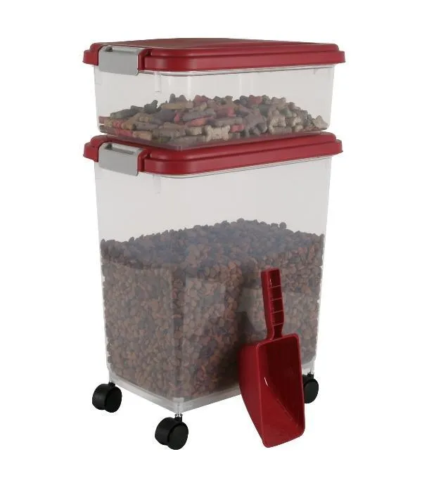 Airtight Pet Food Storage - 3 Piece Combo