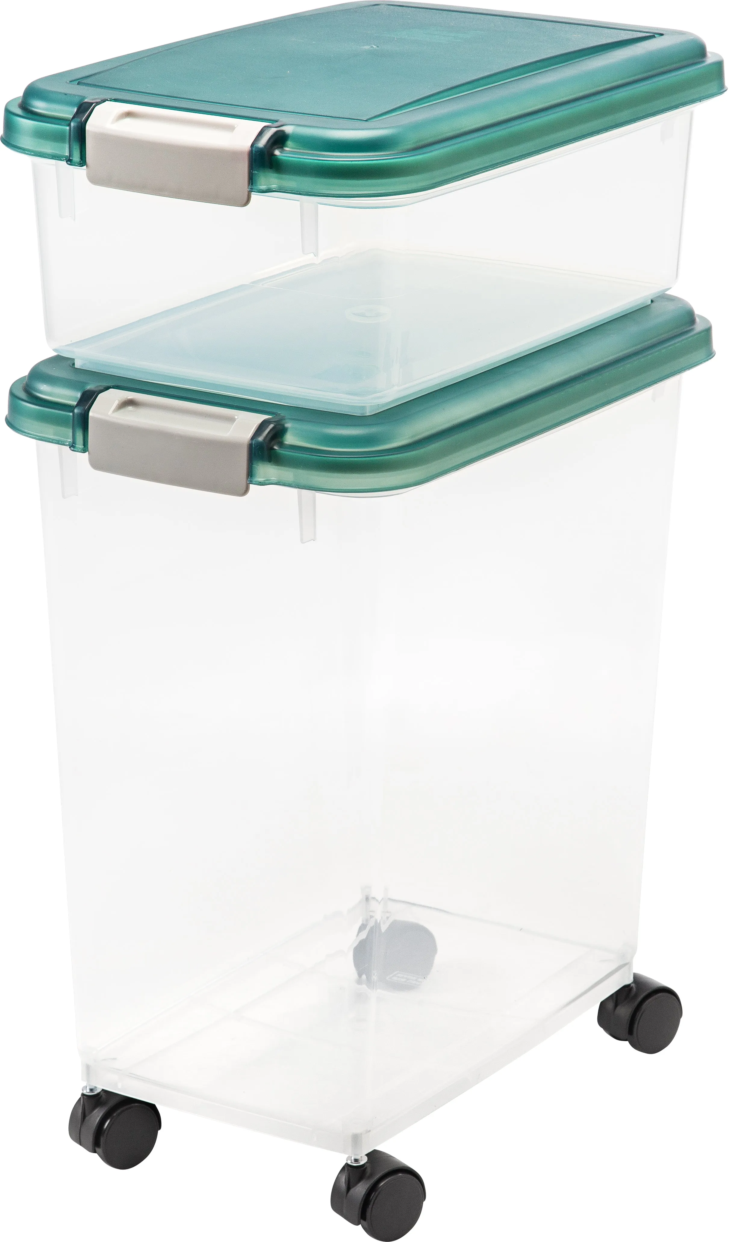 Airtight Pet Food / Treat Storage Container Combo WeatherPro®, Green