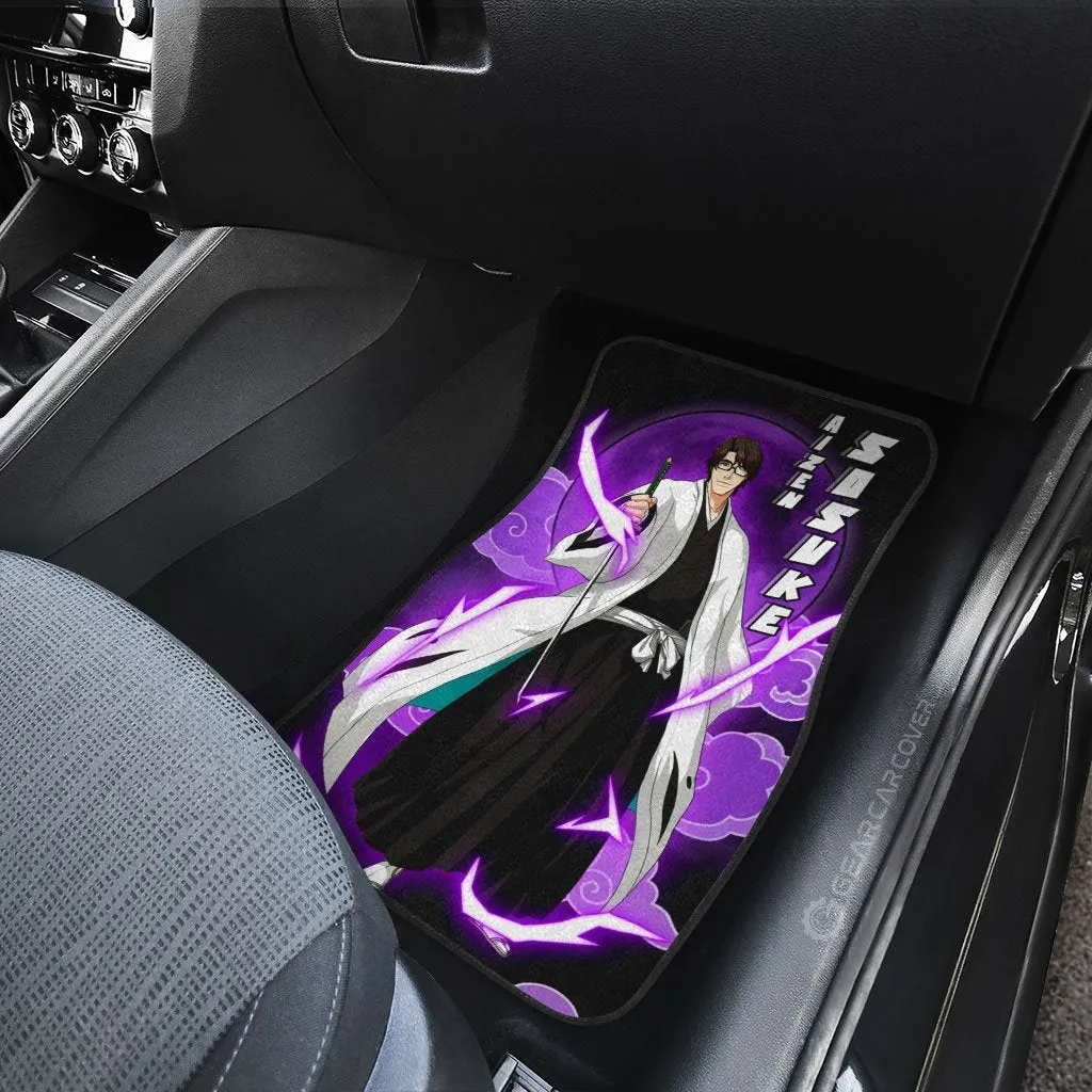 Aizen Sosuke Car Floor Mats Custom Anime Bleach Car Interior Accessories