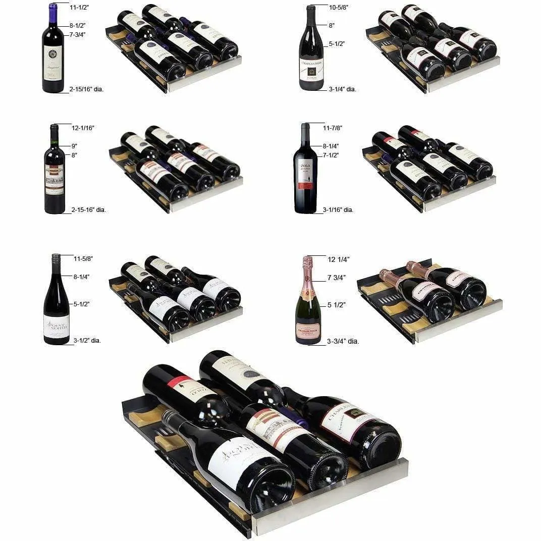 Allavino FlexCount 30 Bottle Dual Zone Right Hinge Wine Fridge VSWR30-2SSRN