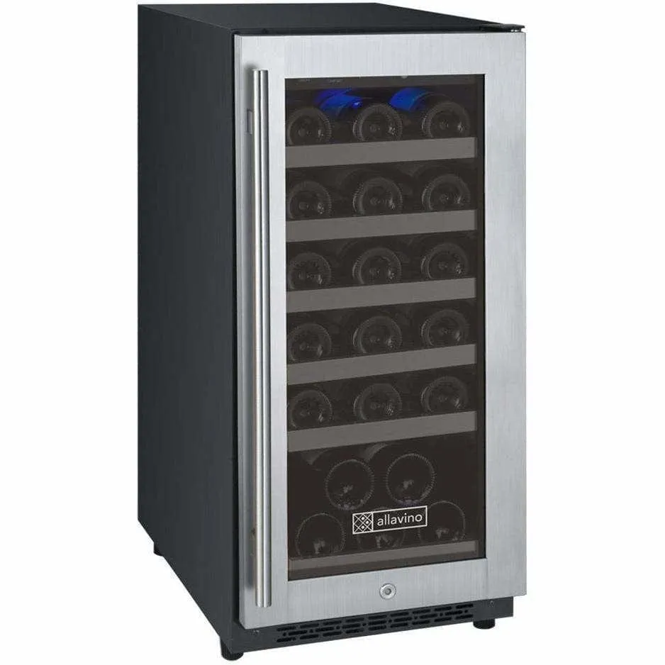 Allavino FlexCount 30 Bottle Single Zone Right Hinge Wine Fridge VSWR30-1SSRN