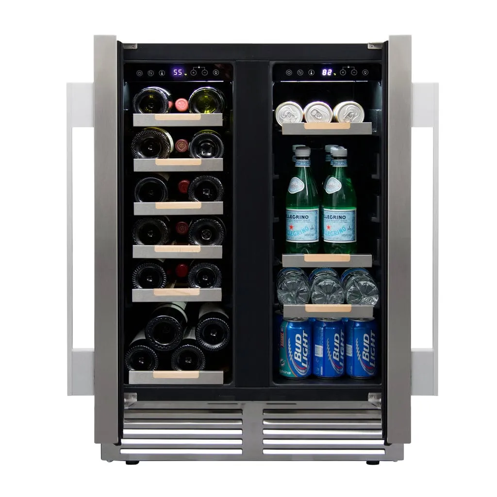 Avanti ELITE Series Side-by-Side Wine and Beverage Center WBE1956Z3S