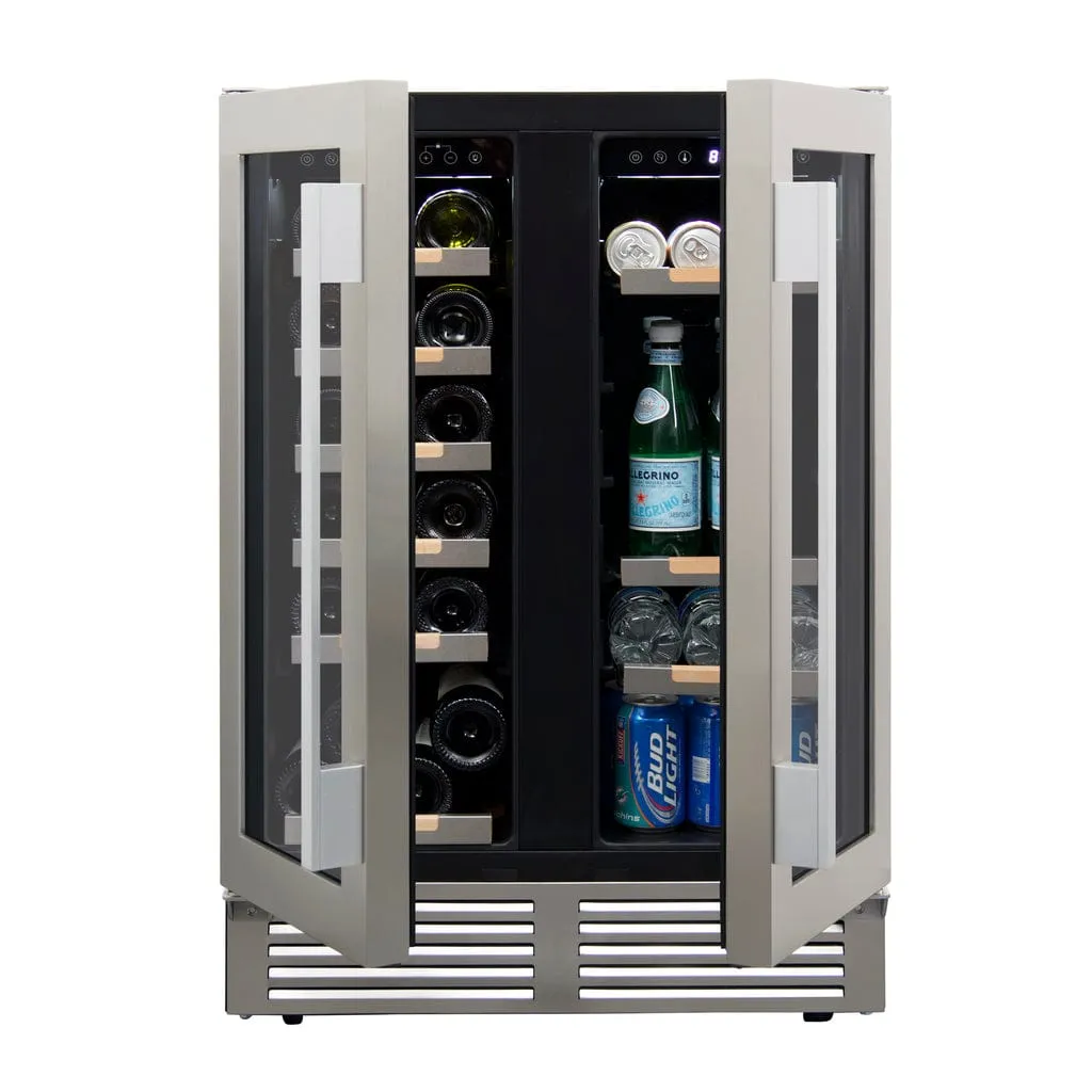 Avanti ELITE Series Side-by-Side Wine and Beverage Center WBE1956Z3S