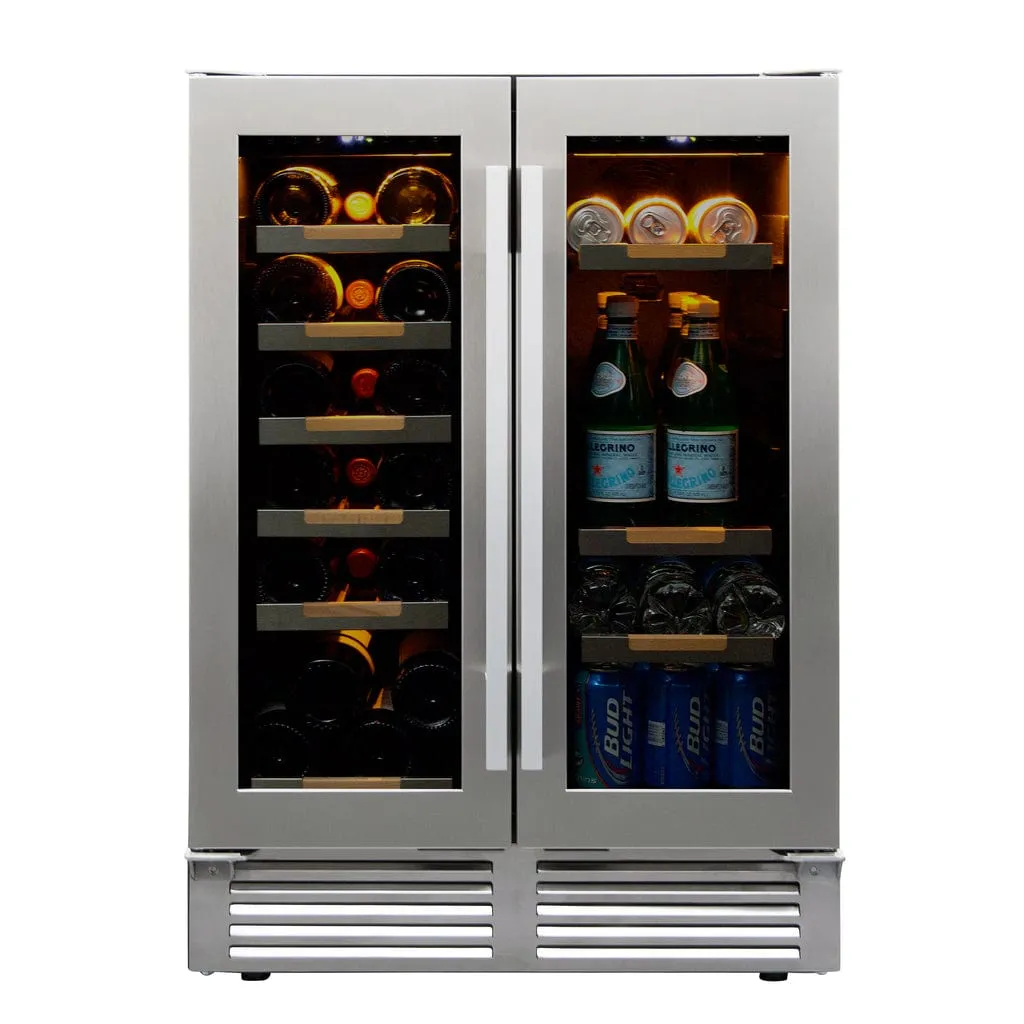 Avanti ELITE Series Side-by-Side Wine and Beverage Center WBE1956Z3S