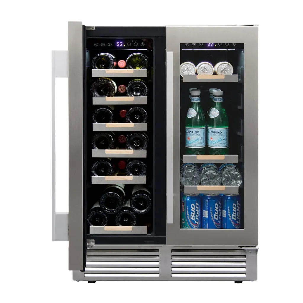 Avanti ELITE Series Side-by-Side Wine and Beverage Center WBE1956Z3S