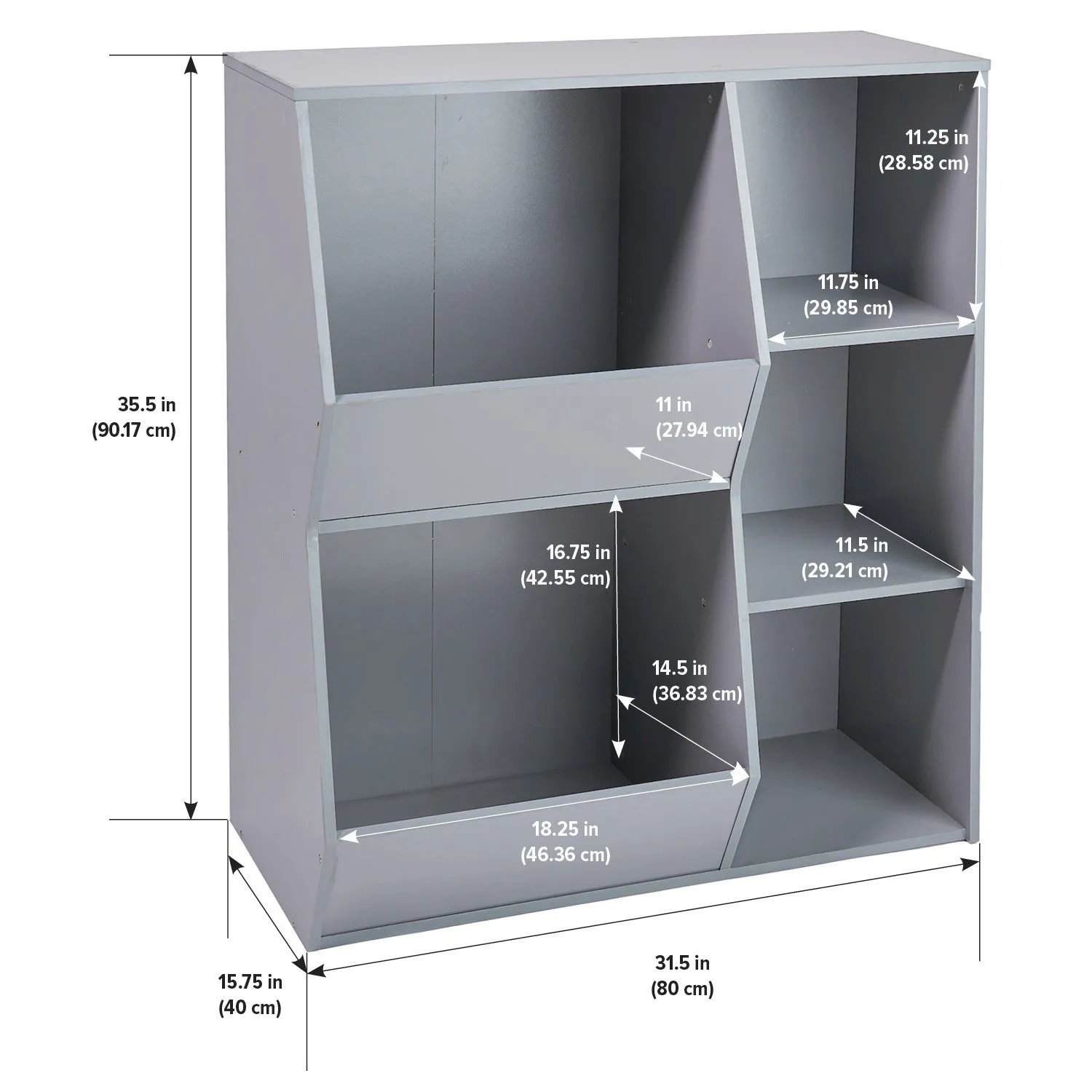 Badger Basket Side-by-Side Combo Bin Storage Unit