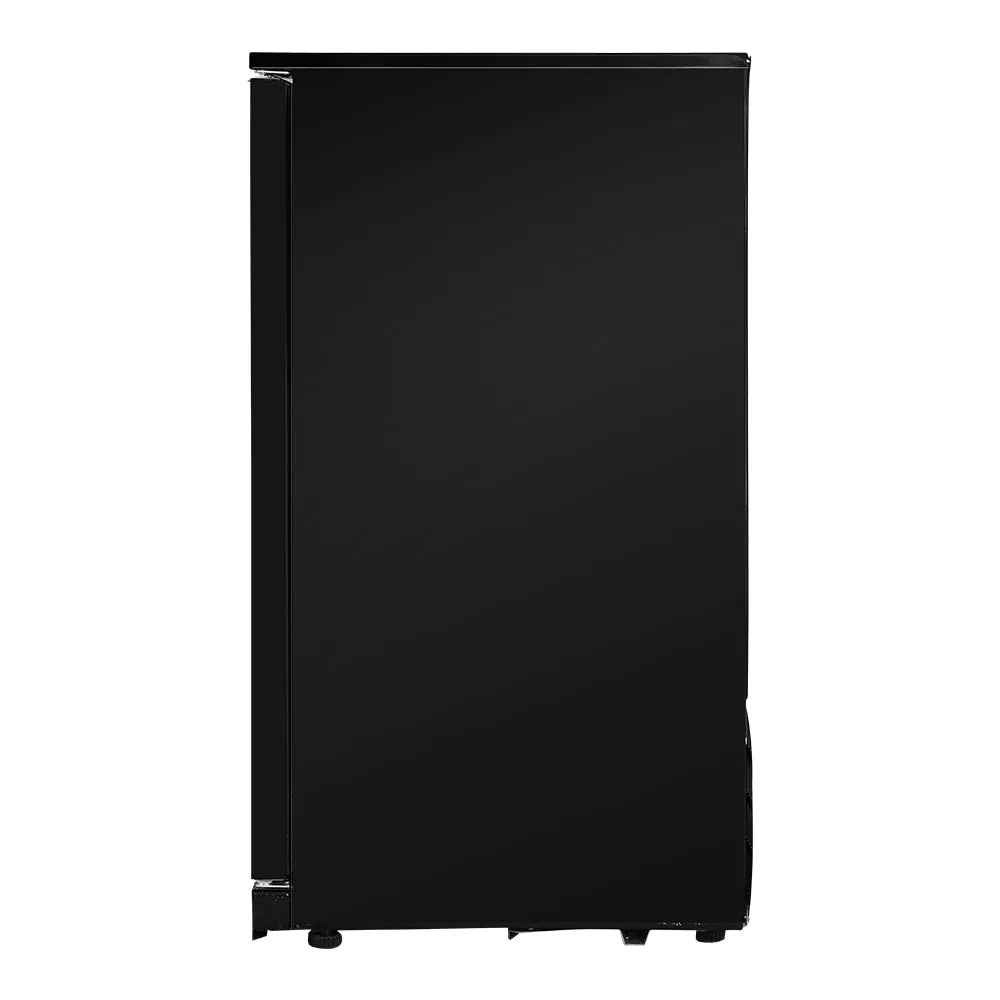 Bar Fridge 2 Glass Door Commercial Display Freeer Drink Beverage Cooler Black