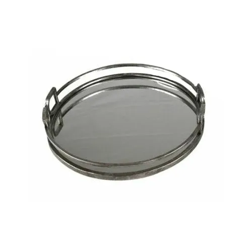 Bridle Metal Tray Silver Large