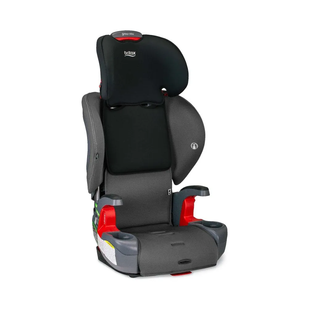 Britax Grow With You Harness-2-Booster Car Seat - Mod Black (SafeWash)