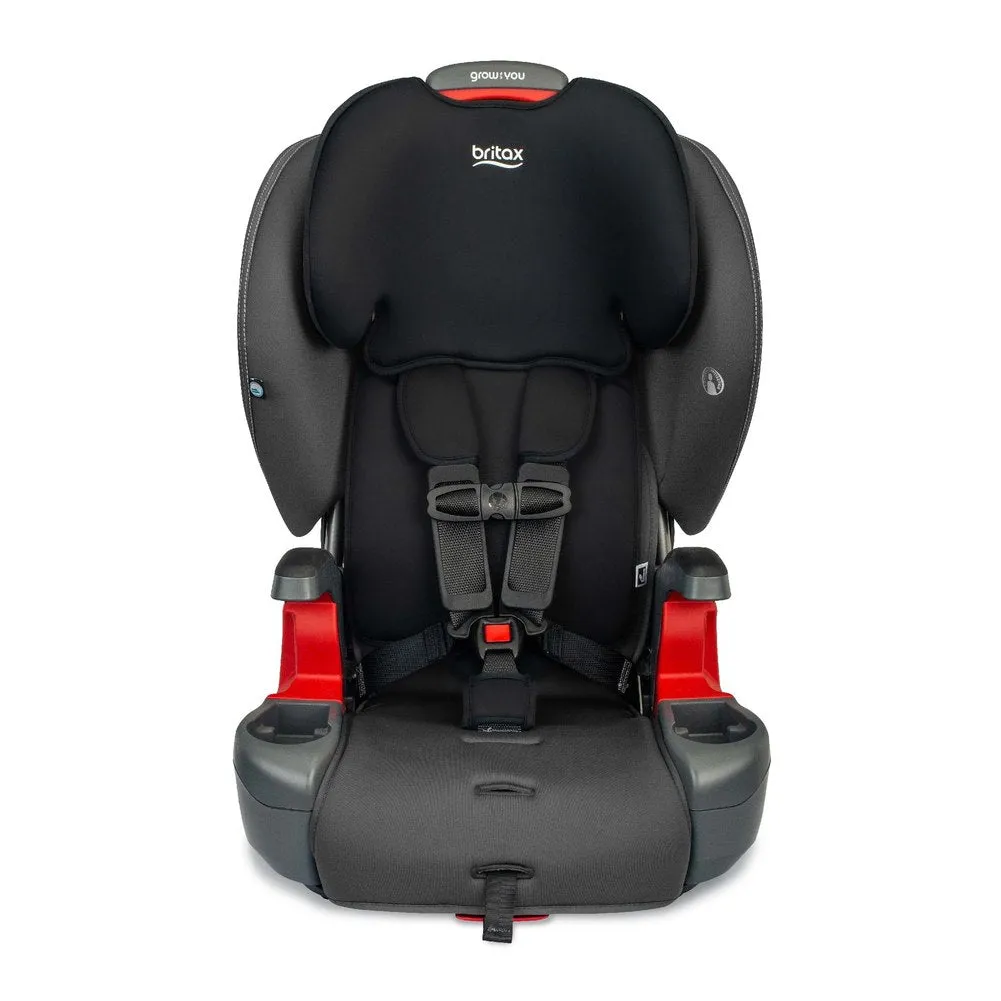 Britax Grow With You Harness-2-Booster Car Seat - Mod Black (SafeWash)