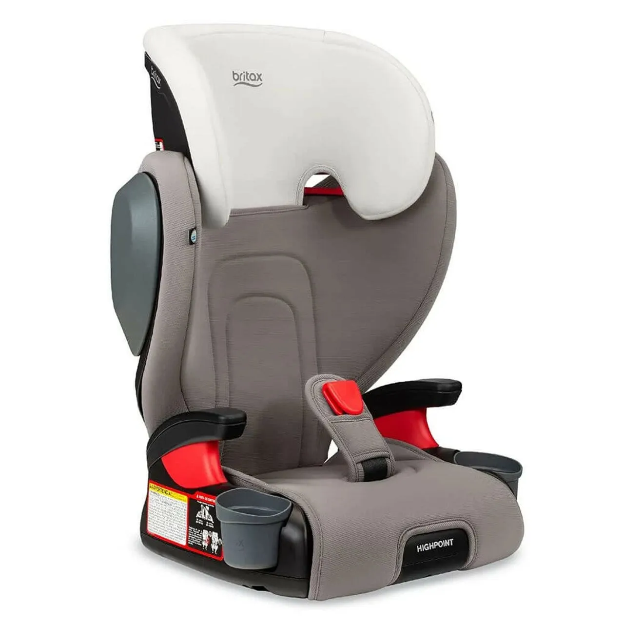 Britax HighPoint 2-Stage Booster Seat SafeWash - Gray Ombre