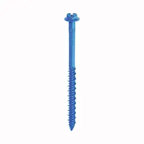 Buildex Tapcon 24315 Screw Anchor, Hex Drive, Steel, Climaseal