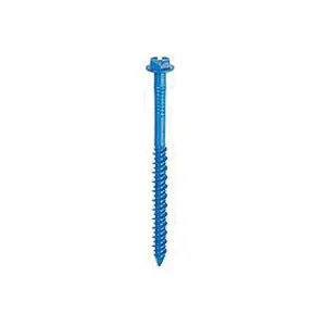 Buildex Tapcon 24320 Screw Anchor, Hex Drive, Steel, Climaseal, 75 PK