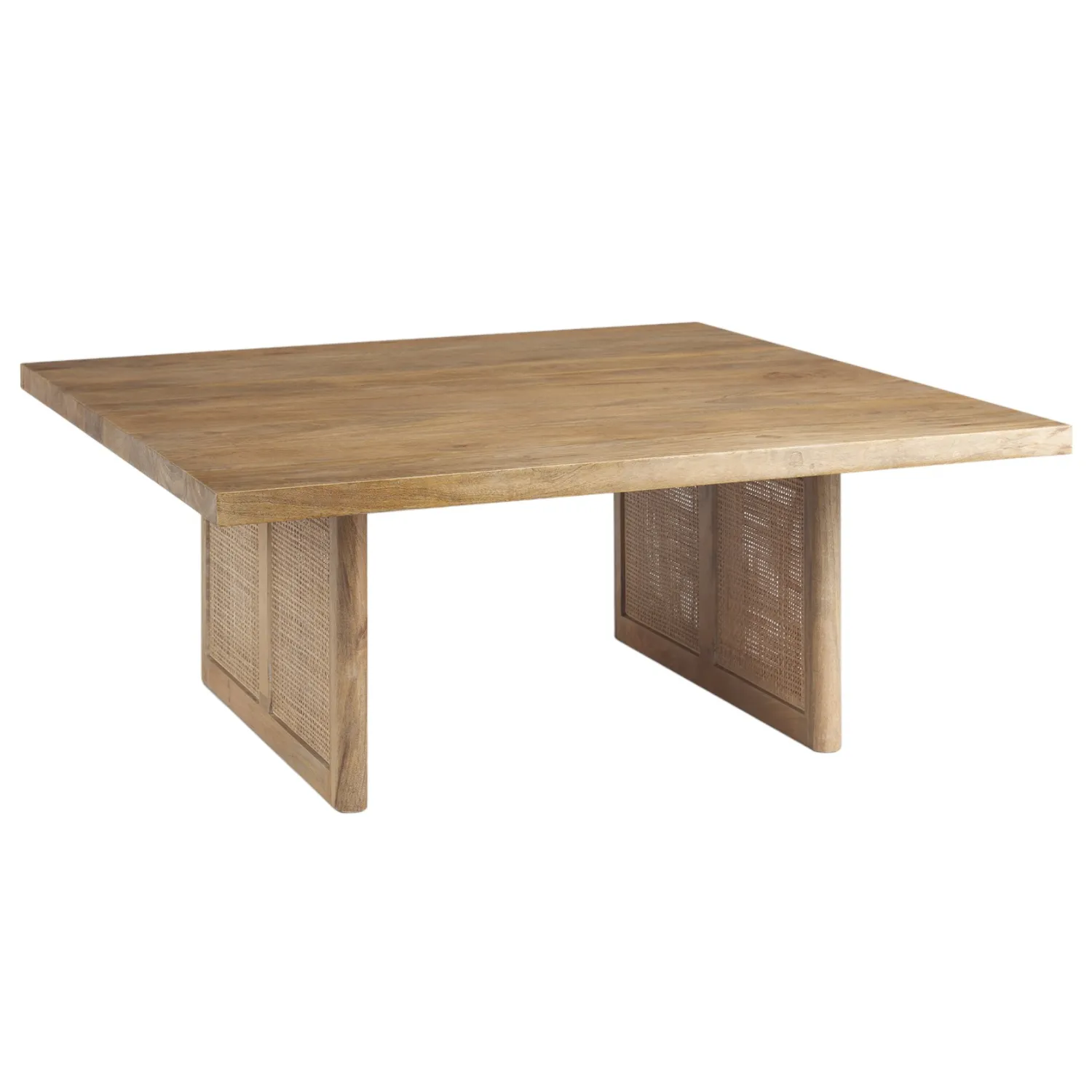 Cannes Square Natural Wood Coffee Table