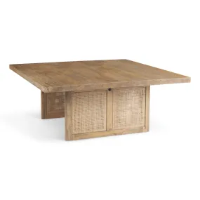 Cannes Square Natural Wood Coffee Table