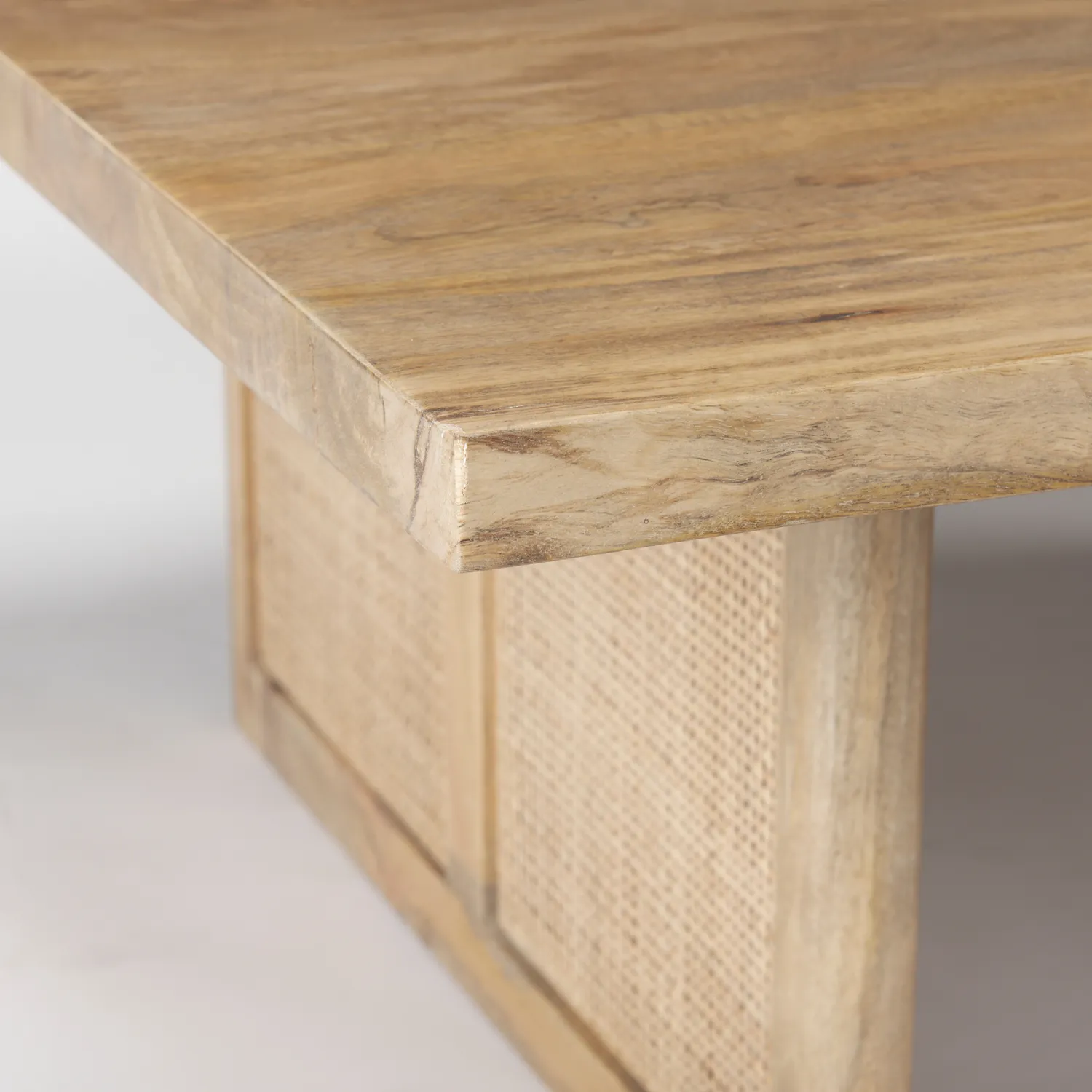 Cannes Square Natural Wood Coffee Table