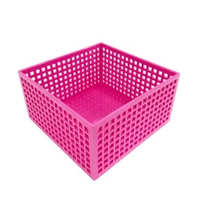 Color Life Mesh Pattern Box S Pink