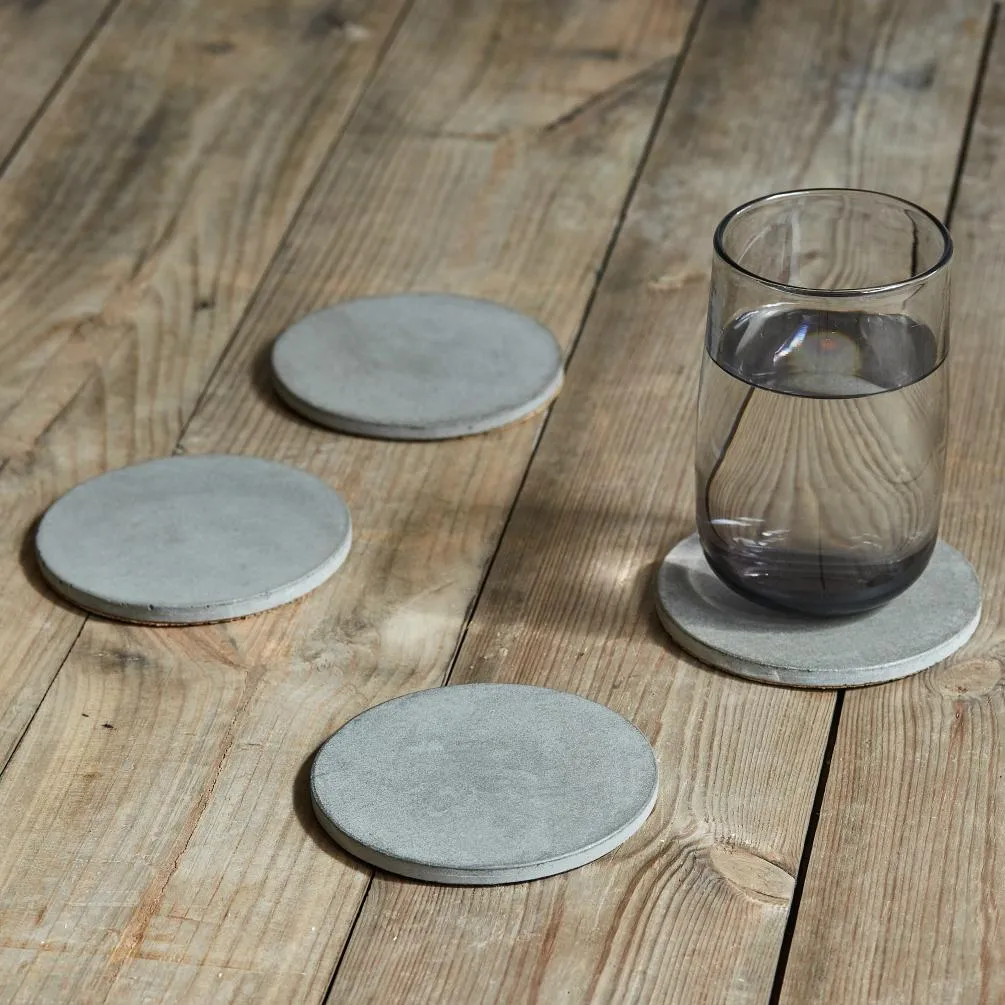 Concrete Coasters - Set of 4