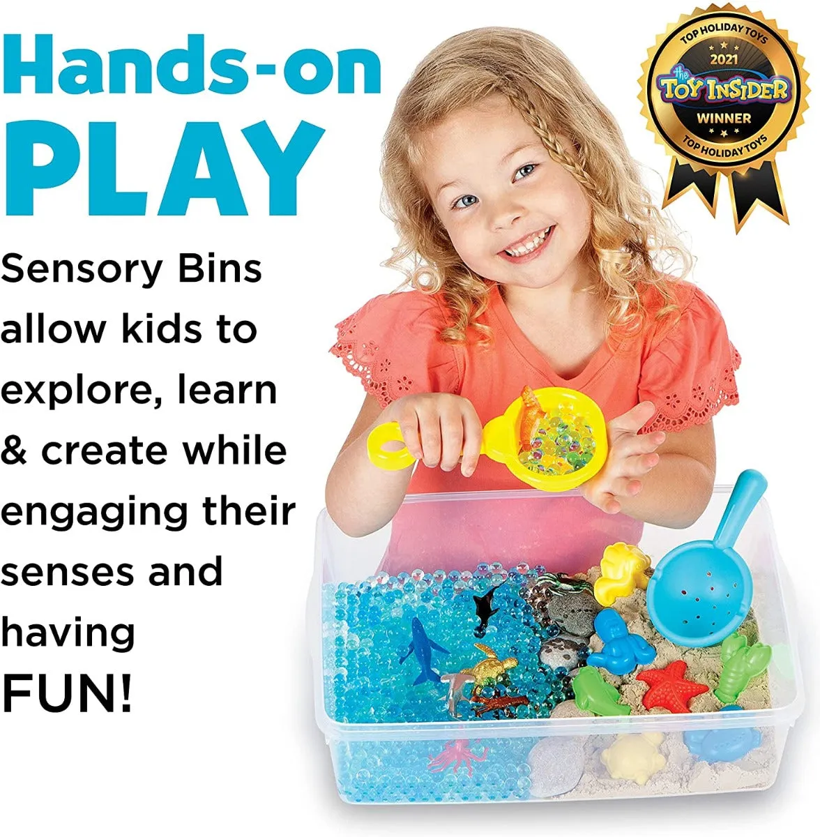 Creativity for Kids 6281 Sensory Bin Ocean & Sand