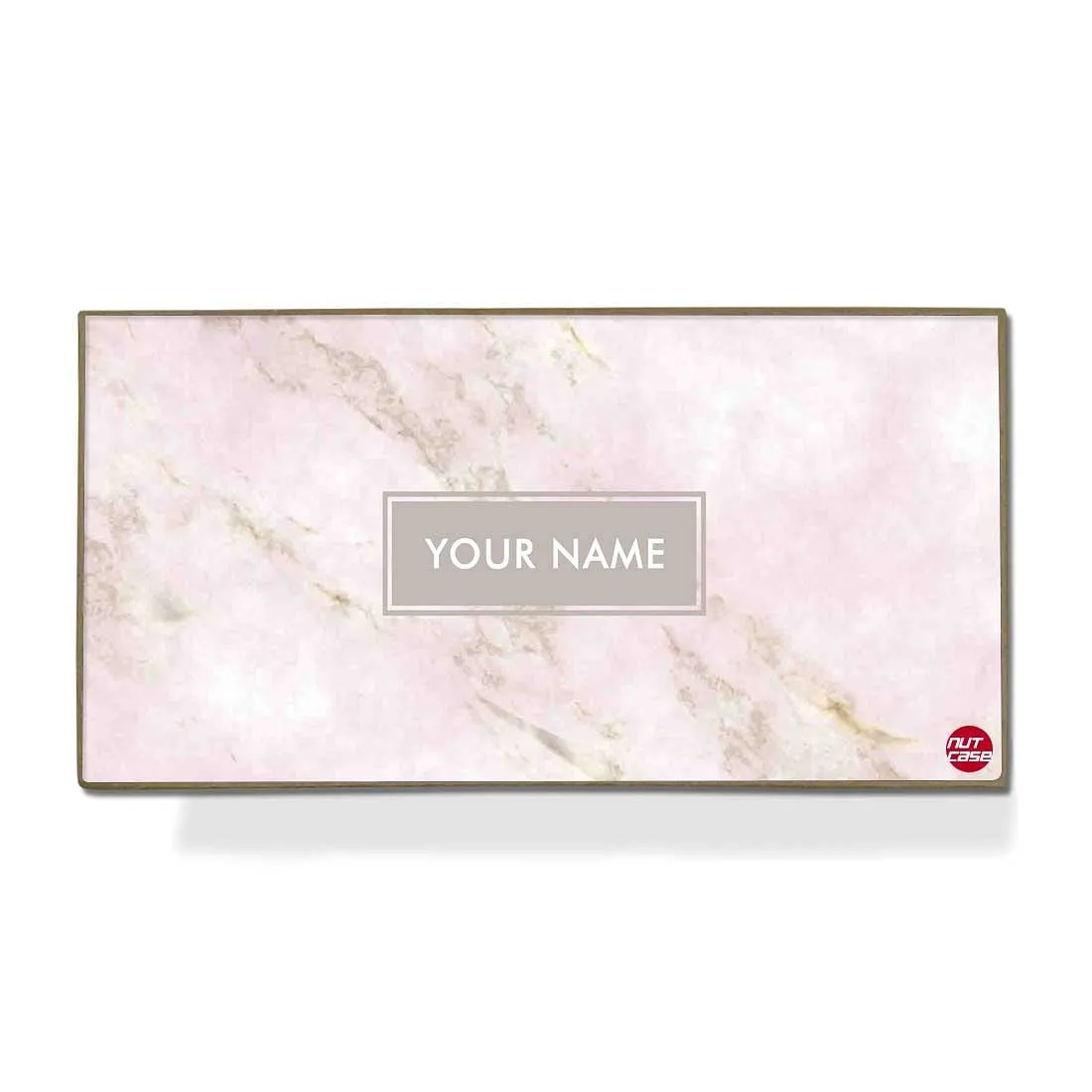 Customized Stationery Gift Set Desk Organizer - Marble Pink