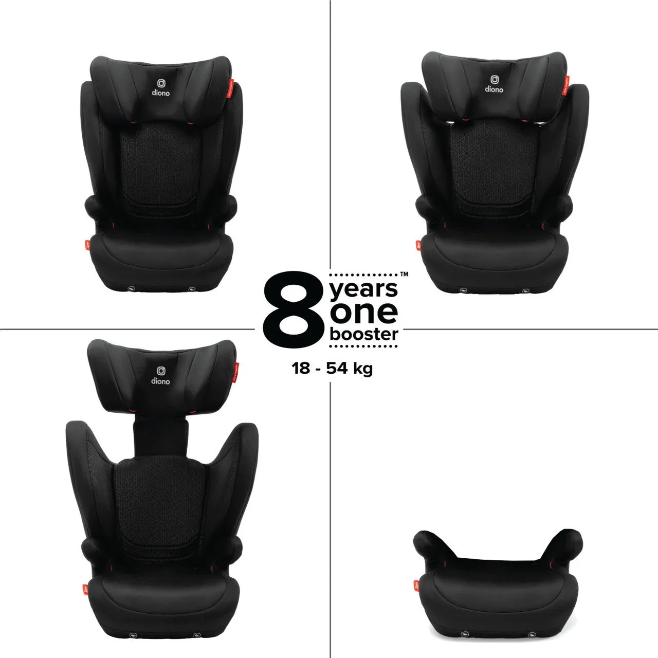 Diono Monterey® 4DXT 2-in-1 High-Back Booster Car Seat