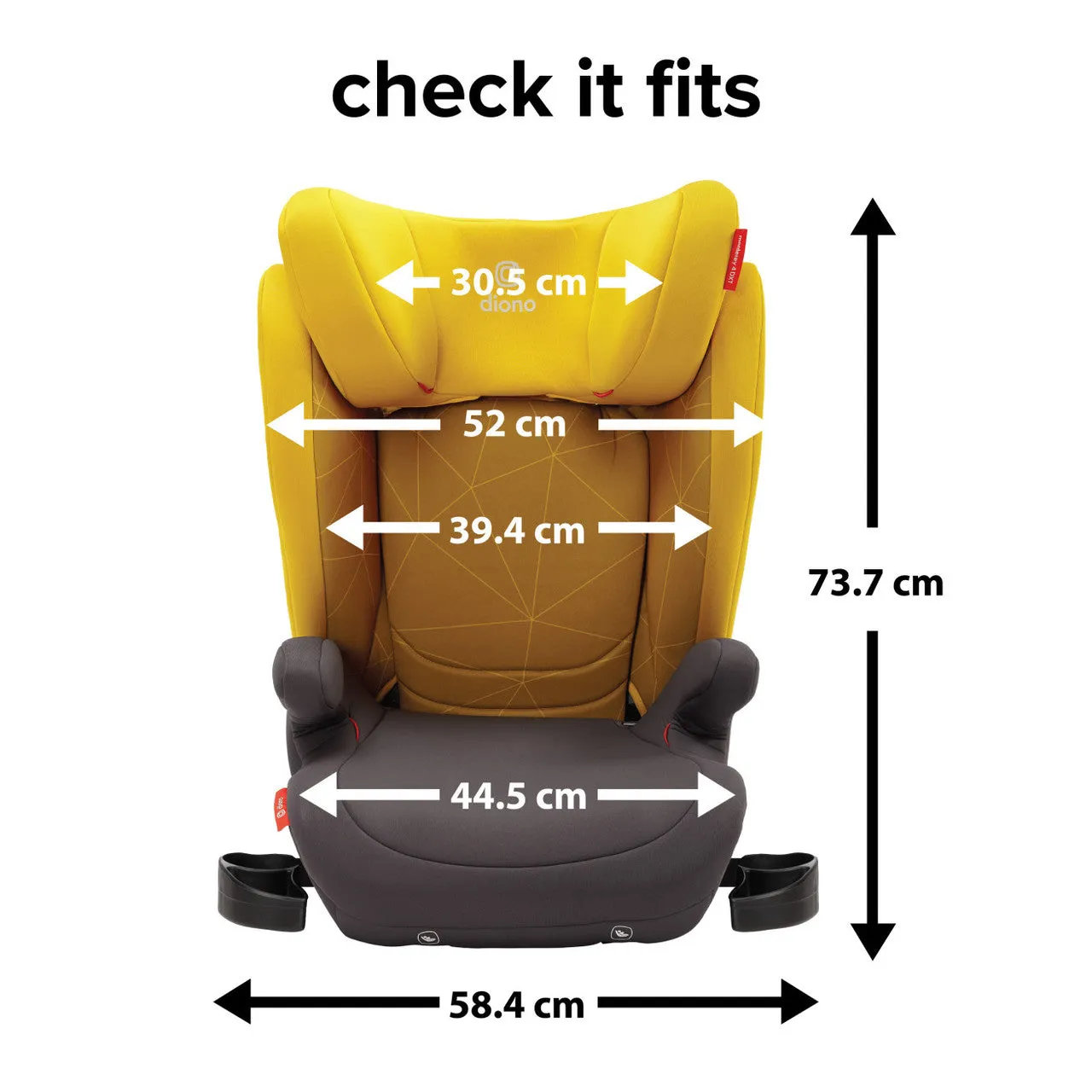 Diono Monterey® 4DXT 2-in-1 High-Back Booster Car Seat