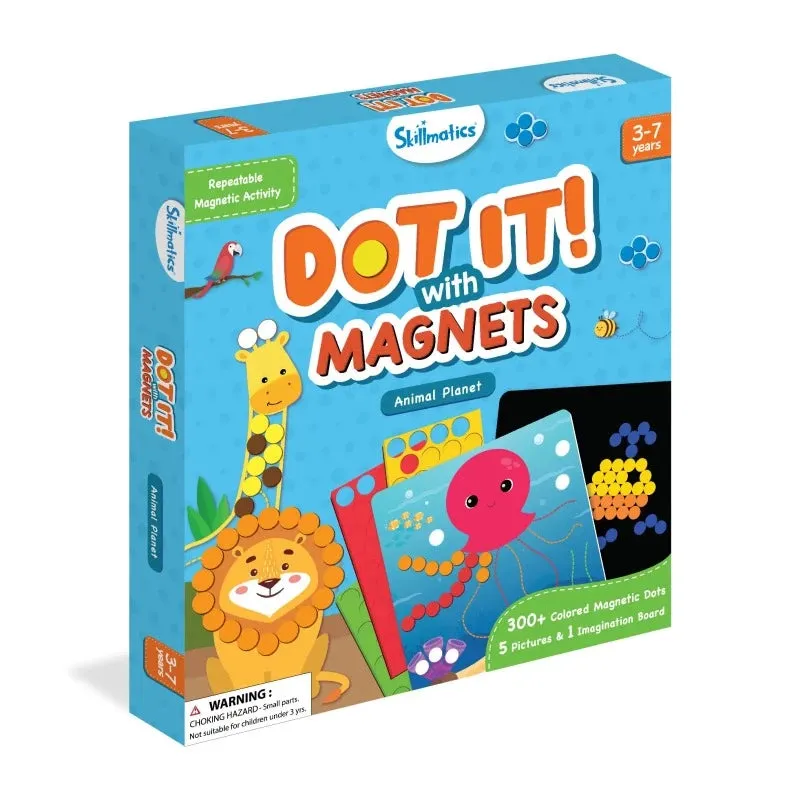 Dot It with Magnets - Animal Planet | Repeatable Magnetic Art Activity (ages 3-7)