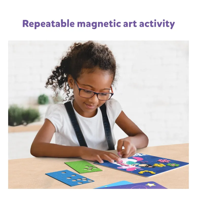 Dot It with Magnets - Unicorns & Princesses | Repeatable Magnetic Art Activity (ages 3-7)