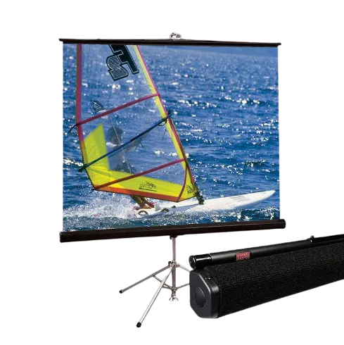 Draper 215012 Heavy-Duty Tripod Projection Screen w/Carpeted Case - AV (60"x60")