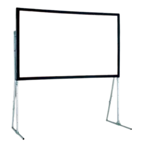 Draper 241079 Ultimate Folding Screen Rear Projection Surface w/Standard Legs - HDTV (57"x102")