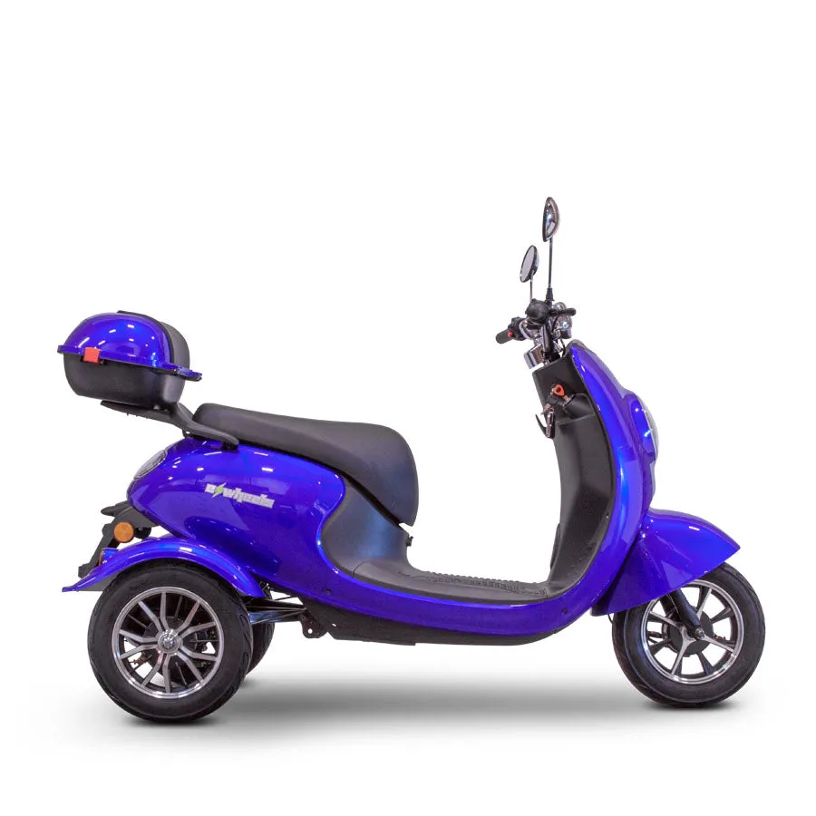 E-Wheels EW-Bugeye - 3-Wheel Moped Electric Mobility Scooter - Top Speed 15mph - 500W