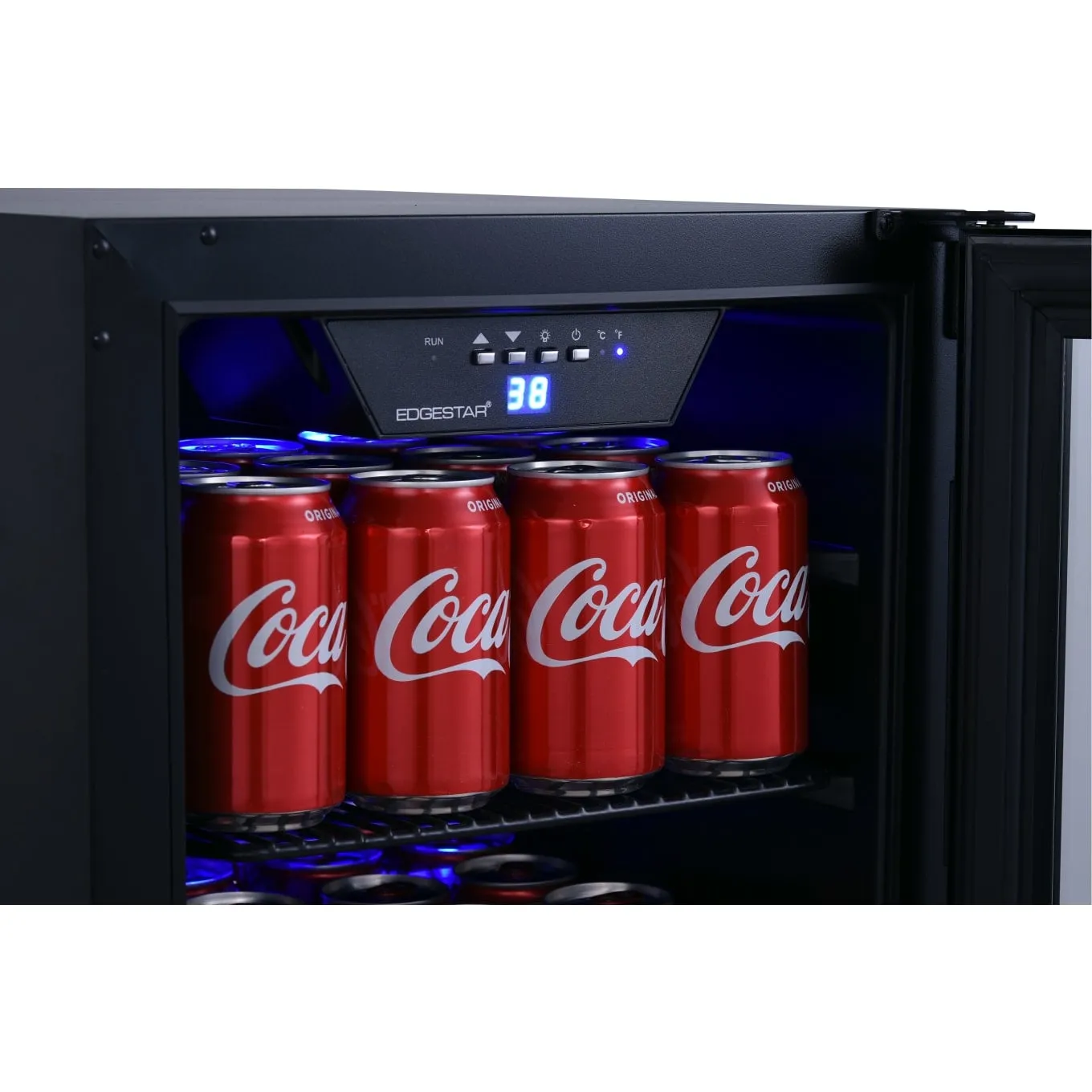 Edgestar BBR901BL 15" Wide 80 Can Built-In Beverage Center in Black