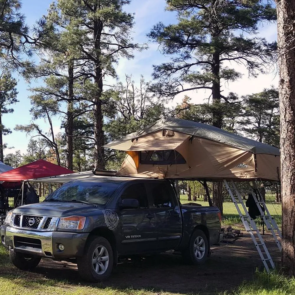 Elite Rooftop Tent Includes Annex Room, 4-5 Person, Tan