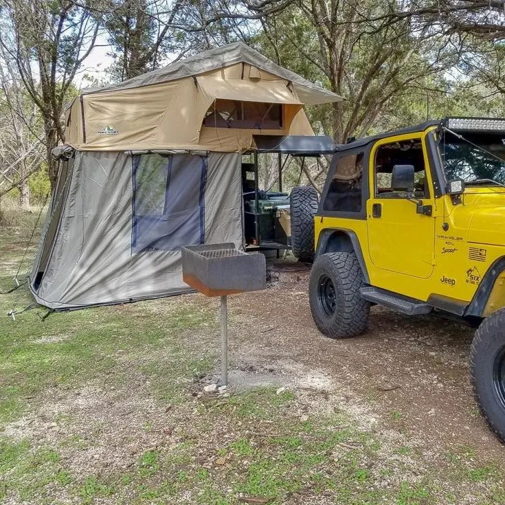 Elite Rooftop Tent Includes Annex Room, 4-5 Person, Tan