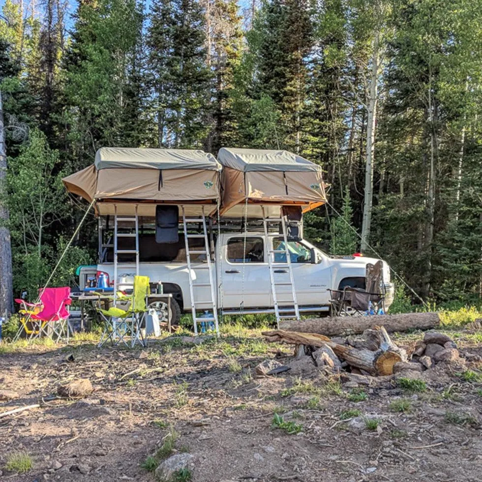 Elite Rooftop Tent Includes Annex Room, 4-5 Person, Tan