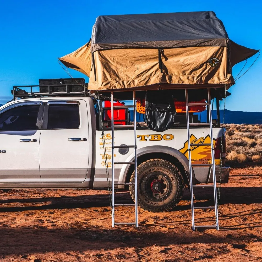 Elite Rooftop Tent Includes Annex Room, 4-5 Person, Tan