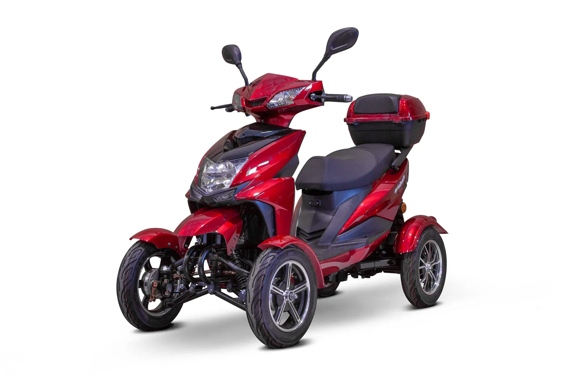 EW-14 Four Wheel 500W Scooter - Front & Rear Suspension