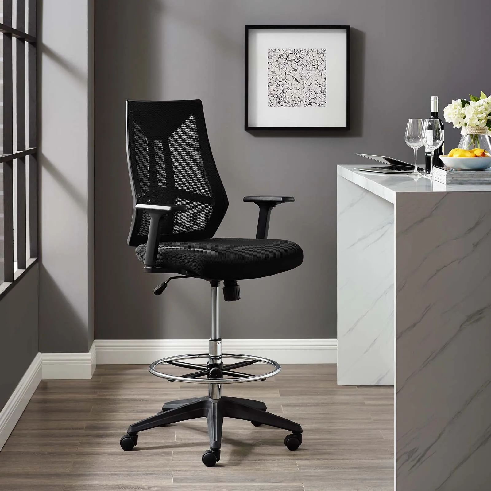 Extol Mesh Drafting Chair