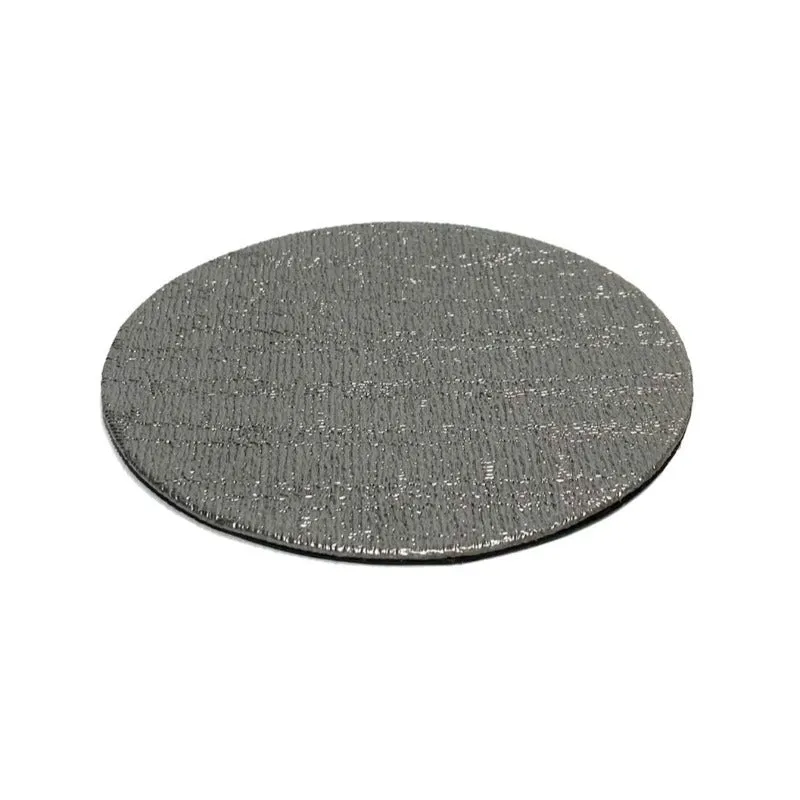 Faux Leather Coaster Mat Set Round (6 Pieces)