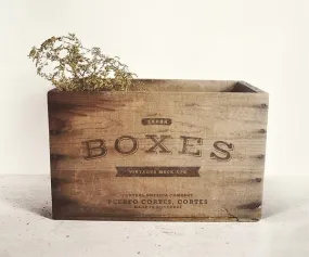 Free Vintage Boxes Logo Mockup