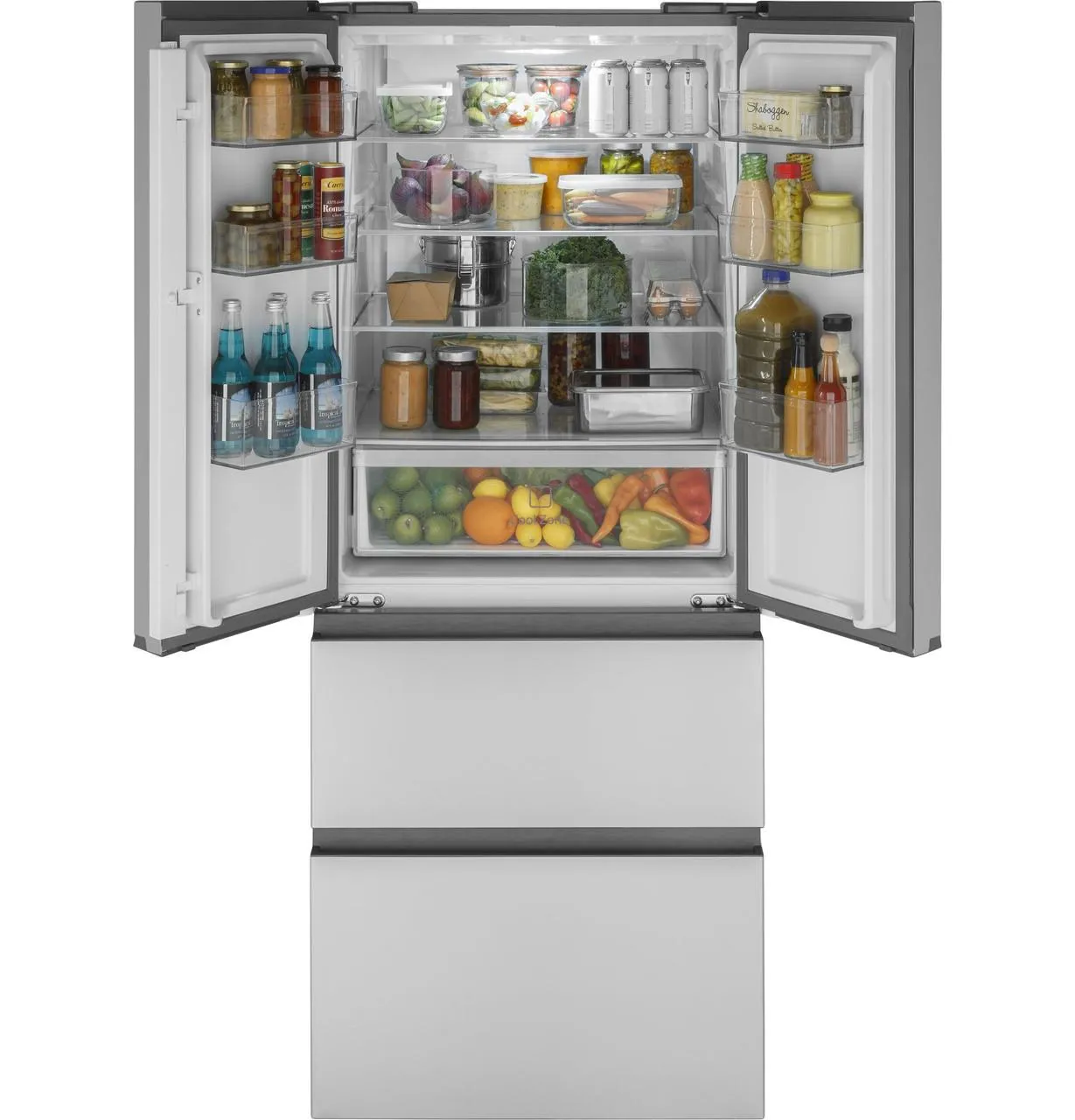 Haier QJS15HYRFS 14.5 Cu. Ft. 4 Door Refrigerator