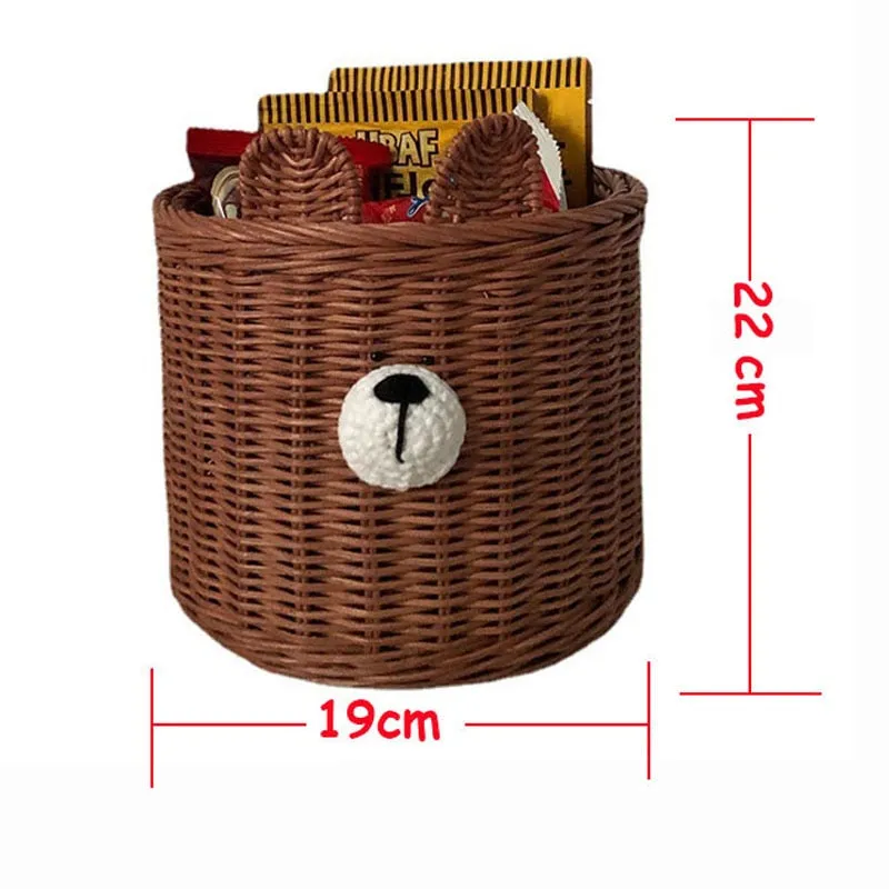 Handmade Storage Bear Baskets